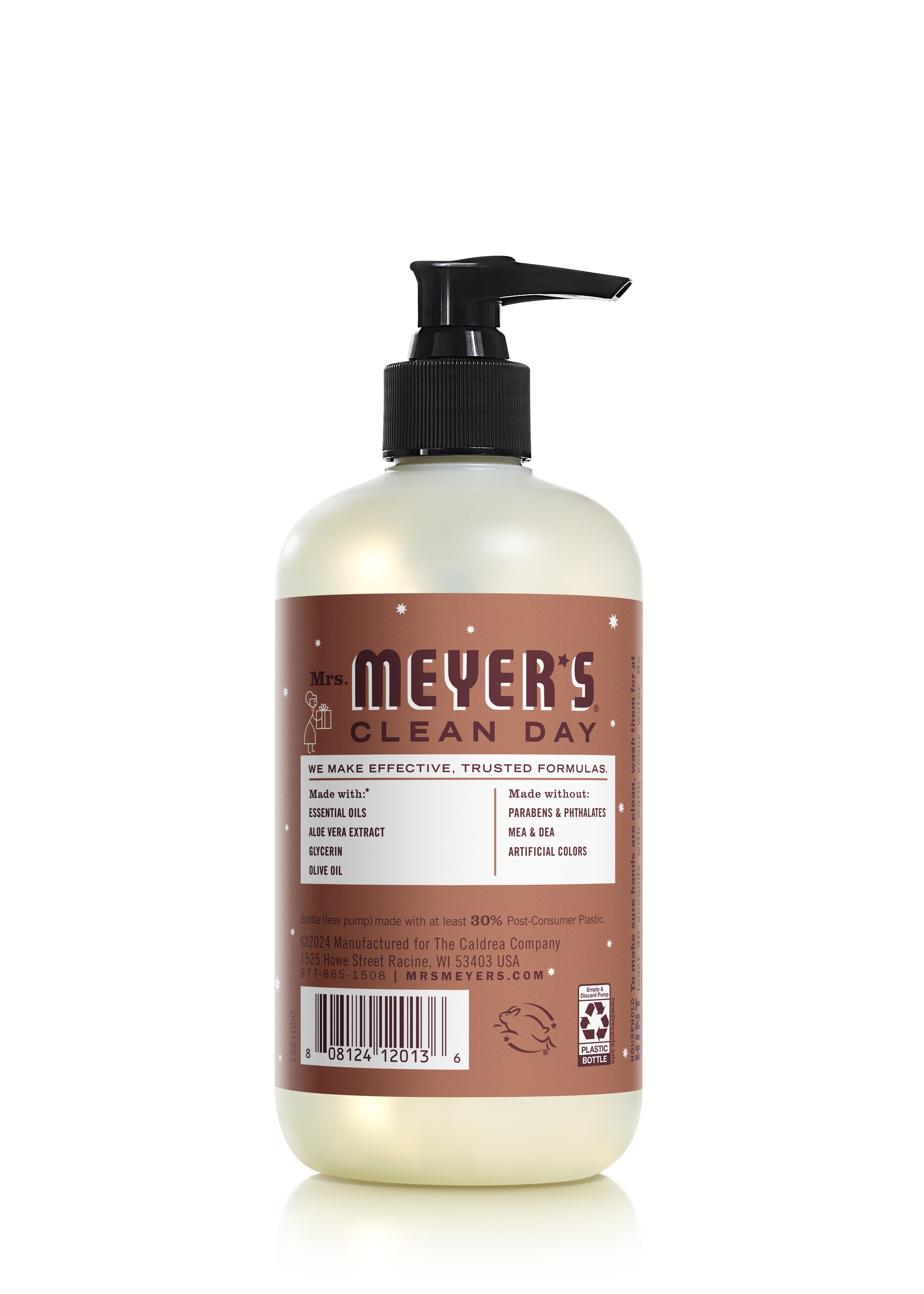Mrs. Meyer’s Clean Day Gingerbread 3 Pack Variety, Liquid Hand Soap 12.5 fl oz, Dish Soap 16 fl oz, Multi-Surface Cleaner 16 fl oz, 1 ct