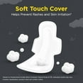 thumbnail image 4 of STAYFREE Advanced All Nights Ultra Soft Sanitary Pads - XXL, 28 Pads, 4 of 5