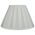 thumbnail image 3 of Boxpleat Empire Lamp Shade, 6" Top, 12" Bottom, 8" Slant Light Gray, 3 of 3