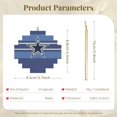 DallasCowboys1 Building Blocks Puzzle Pendant Christmas Ornament