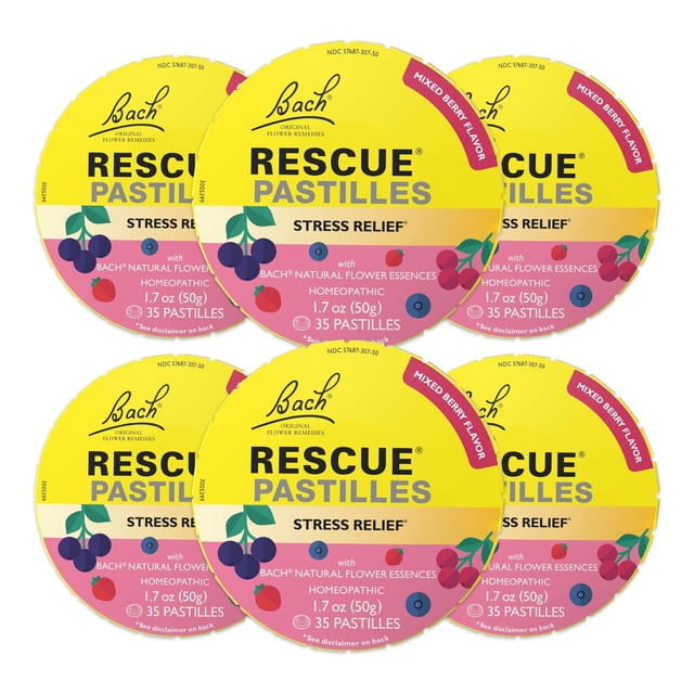 Pastillas para aliviar el estrés RESCUE Bach PASTILLES Mixed Berry