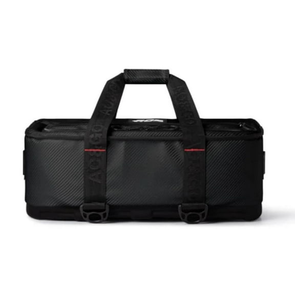 AO Coolers Stow N' Go Carbon Soft Cooler, Low Profile with EVA Bottom, Black, 38-Can