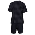 thumbnail image 2 of GÖTZBURG Men's Pyjamas Set - short, V-Neck, patterned  Blue 6XL (XXXXXX-Large), 2 of 3