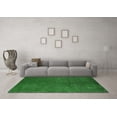 thumbnail image 3 of Ahgly Company Indoor Square Oriental Emerald Green Industrial Area Rugs, 3' Square, 3 of 4