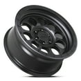thumbnail image 3 of Lock Off-Road 50CAL 17X9 5X127 +0mm Matte Black W/ Black Ring Wheel Rim 17" Inch, 3 of 3