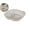 White, variant on Dessert Plates 5.7 Inch, Pinch Bowls for Cooking Prep, Reusable Plastic Plates with Gold Trim & Raised Edge, Small Plates for Appetizers Salad Snack, Cocktail Sandwich