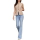 thumbnail image 2 of Chaleco de traje a cuadros INSPIRE CHIC para mujer, blusa sin mangas de cuadros, blazer de oficina, chaleco de negocios XL color caqui, 2 of 6