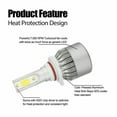 thumbnail image 4 of 4x C6 9005 + 9006 Combo 40000LM LED Headlight Kit Hi/Lo Beam Bulb 6000K White, 4 of 7