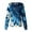 A002-Blue, variant on SAATLERI Women's Scrub Jackets for Nurses Floral Print Long Sleeve Scrub Tops Women Snap Front Stretch Medical Uniform with Pockets
