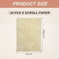 thumbnail image 2 of Uxcell 24 Packs Vintage Cotton Paper Printer Paper Earthy Yellow  8 x 11", 2 of 6