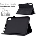 thumbnail image 6 of SaniMore Business Case for iPad 10th Generation 10.9" 2022, PU Leather Case Shockproof TPU Shell Card Holder Hand Rope Anti-slip Strip Full Protective Wallet Tablet Magneic Case For iPad 2022, Black, 6 of 10