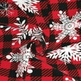 thumbnail image 6 of Disketp Snowflakes On A Buffalo Plaid Women Swimsuit Cover Up Short Chiffon Summer Beach Sarong Bikini Wrap Skirt Bathing Suit, 6 of 7