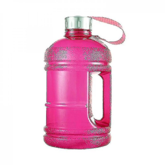Botella de agua de 1,89 l, sin Bpa (rosa roja)