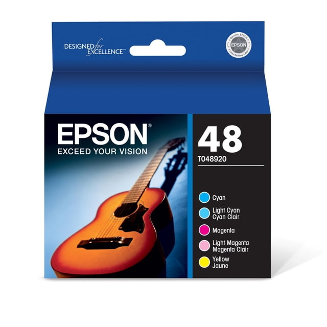 Cartucho de tinta Epson 48 colores de capacidad estándar, paquete combinado