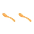 thumbnail image 3 of Wosthever Cuchara antiadherente resistente al calor, ligera, para revolver la cena, cucharas soperas multiusos, vajilla, cucharón de arroz para Naranja 2piezas, 3 of 6
