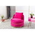 thumbnail image 2 of CAROCC Modern Akili Swivel Accent Chair Barrel Chair for Hotel Living Room Modern Leisure Chair, 2 of 8