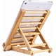 thumbnail image 2 of Soporte de bambú para tabletas y teléfonos móviles para escritorio, para iPhone, iPad, tabletas y todos los teléfonos (2), 2 of 5