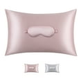 thumbnail image 3 of 100% Natural Mulberry Silk Pillowcase, 600 Thread Count Silk Pillow Case with Hidden Zipper, 3 of 7