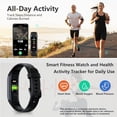 thumbnail image 6 of ST-CARE Fitness Tracker Watch for Men Women, 1.1" HD Touch Screen, Multiple Sports Modes, Activity Tracker with Step Counter, Black, 6 of 11