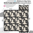 thumbnail image 5 of Halloween Ghost Boo Pattern Toddler Nap Mats for Kids Preschool,59"x22" Sleeping Mat Bag or Kids,Toddler Sleeping Bag,Toddler Nap Mat or Daycare, 5 of 6