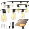 thumbnail image 1 of Cadena de luces solares Addlon, 31 m, impermeable, 32 LED, mando a distancia, 1 of 9
