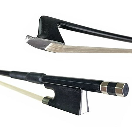 Handmade Carbon Fiber Violin Bow 4/4 - Nice Arch with Good Bounce and