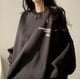 thumbnail image 2 of Sudaderas con capucha de manga larga para mujer, suéter holgado informal con estampado de letras, jerséis de gran tamaño, sudadera Harajuku, Ins, 2 of 4