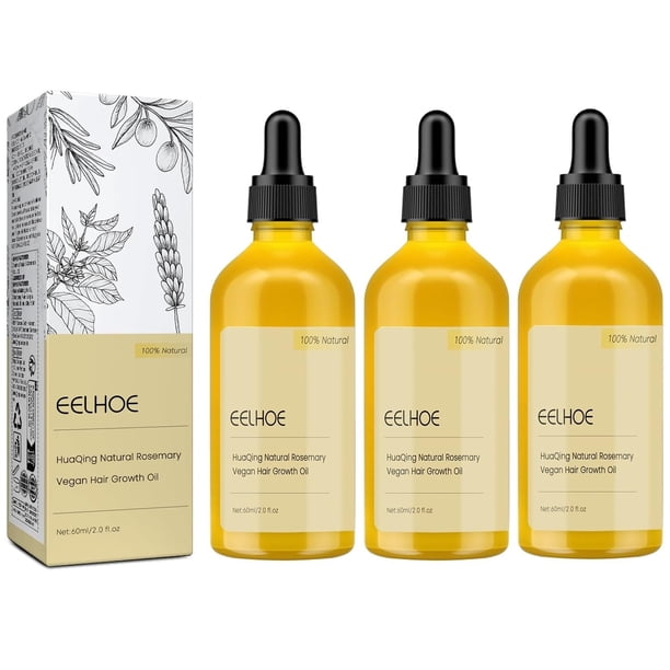 Aceite para el crecimiento del cabello Carvenchi Veganic Natural 180 ml Eelhoe