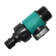 thumbnail image 3 of 2X Plastic Valve with 3/4 Inch Male Thread Quick Connector Car Wash Garden Irrigation Pipe Fittings Prolong, 3 of 5
