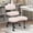 Pink, variant on MCQ Ergonomic Cross Legged Office Chair for Adults, PU Leather, Adjustable Height, 360° Swivel, Black