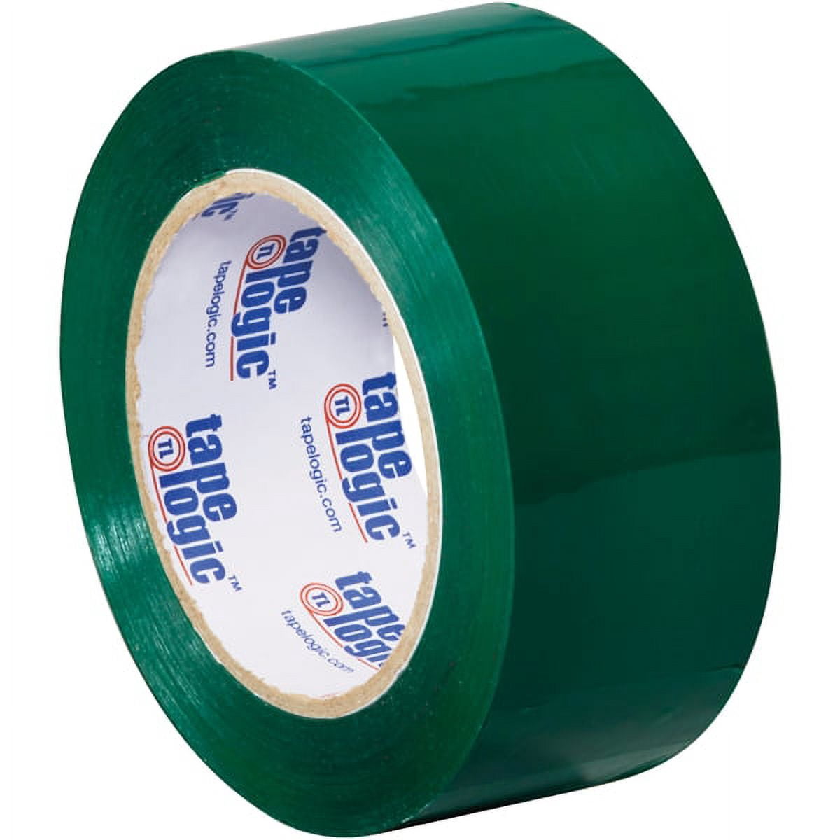 Tape Logic Green Carton Sealing Tape 2" x 110 Yard (6 Pack)