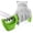 Green, variant on 4-in-1 Kitchen Knife Accessories: 3-Stage Knife Sharpener Helps Repair, Restore and Polish Blades and Cut-Resistant Glove
