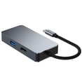 thumbnail image 2 of 6 en 1 USB C Hub Gigabit Ethernet adaptador multipuerto USB C Dock para ordenador portátil y PC, 2 of 8