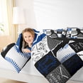 thumbnail image 4 of jejeloiu Teens Ball Sport Twin Comforter Sets,Baseball Game Gaming Bedding Set For Boys Kids Reversible 2pcs, 4 of 8