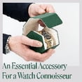 thumbnail image 2 of Funda de reloj de viaje QWATCHBANDS de piel hexagonal para hombre, 2 of 3