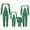 Green 4, variant on Inevnen Christmas Pajamas for Family Long Sleeve Tree Print Tops Plaid Trousers Set