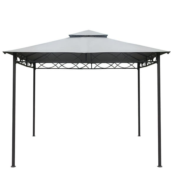 Toldo Gazebo Mainstays Doble 3x3 Gris