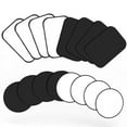 thumbnail image 2 of 1-5pcs Metal Plate Disk For Magnetic Car Phone Holder Iron Sheet Sticker Disk For Magnet Tablet Desk Phone Car Stand Mount Round 5PCS Black 40x40, 2 of 6