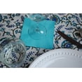 thumbnail image 4 of Stxy’s Sea Blue Paper Napkins - Square Cocktail Beverage Turquoise Napkins Teal Disposable, 4 of 8