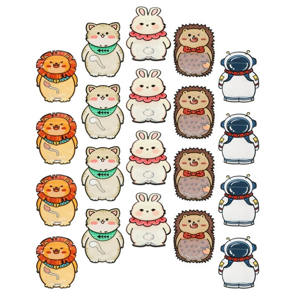 GOOHOCHY Cute Cartoon Animal Candy Storage Bags Resealable Waterproof Snack Bags for Birthday Party Favors