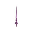 thumbnail image 2 of Vickerman M183369S 12 in. Orchid Shiny Cupola Finial Ornament  3 per Bag, 2 of 2
