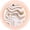 Curve White, Gold, Pink, variant on PLASTICPRO 32-piece Pink Hammered Plastic Plates Combo Set Disposable Elegant Plates for Party, 7'' & 10''