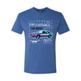 thumbnail image 2 of Ford Mustang GT The Boss Retro Neon Vintage | Mens Cars and Trucks Premium Tri Blend T-Shirt, Vintage Royal, 2XL, 2 of 4
