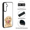 thumbnail image 2 of WIRESTER Shockproof Soft Rubber Cover Case for Samsung Galaxy S25 6.2" 2025, Winking Golden Retriever Dog, 2 of 5