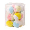 thumbnail image 6 of 12pcs Cat Toy Ball Cute Colorful Yarn Puff Balls Fun Kitten Fuzzy Balls Small Cat Pompom Balls Toys for Indoor Cats Interactive Soft Quiet Cat Toy Balls, 6 of 6
