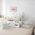 thumbnail image 6 of Catabedysis Watercolor Camping 7-Piece Twin Bedding,Bear Tent Pattern Bedding Comforter Set For Boys,Multicolor,Light Gray Reversible, 6 of 7