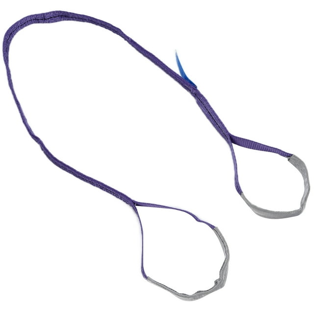 Hoist Webbing 1T, Lifting Sling with PES Material, Purple, 30mm Width for Ship, Machinery, Port, Transportation, Electric Power, Engineering, Construction