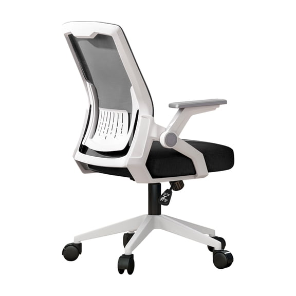 Silla de Oficina Ergonómica para Adultos con Soporte Lumbar y Brazos Abatibles para Hogar y Oficina Negra