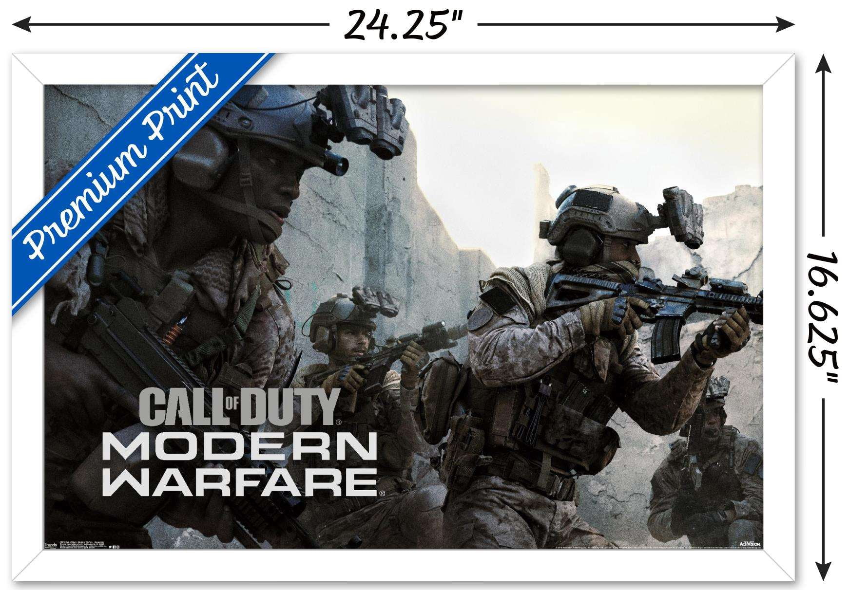 Call of Duty: Modern Warfare - Campaign Wall Poster, 14.725" x 22.375", Framed