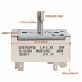 thumbnail image 2 of Range Burner Infinite Control Switch For Whirlpool 164D1816P012 812653 8.9-11A, 2 of 6
